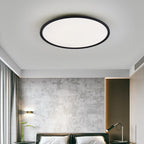 Lampada da soffitto LED a incasso con paralume rotondo in acrilico e alluminio, stile moderno minimalista per soggiorno