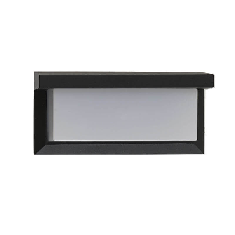Lampada da Parete Moderna Rettangolare LED con Sensore da Esterno Impermeabile