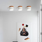 Plafoniera LED a Soffitto a Log in Colore Solido Scandinavo