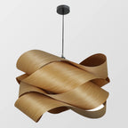 Lampada a Sospensione in Legno Irregolare Retro