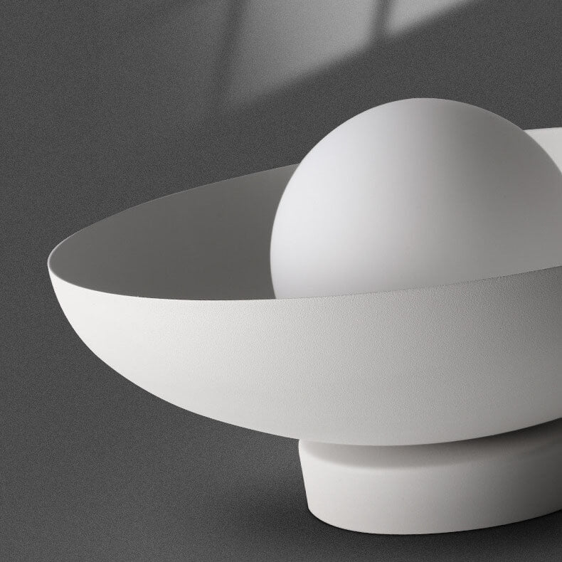 Moderna luce semi-incassata in ferro e vetro Wabi-sabi nordico a 1 luce per soggiorno