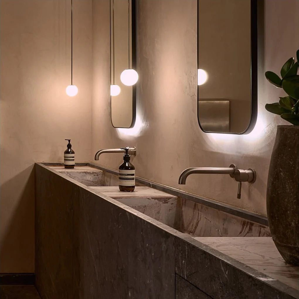 Lampada a Sospensione Minimalista in Ottone