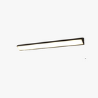 Ray Minimalista Linea Metallo Acrilico Applique da Esterno Nero