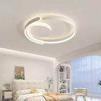 Lampada da soffitto LED rotonda elegante in ferro