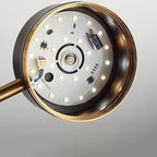 Moderno Minimalista Nero Oro Bilanciato 4-8 Luci Semi-Flussante