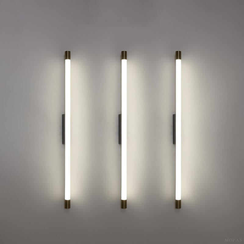 Lampada da parete a LED in alluminio PC con tubo sottile, moderna e minimalista, per il soggiorno