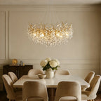 Lampadario Moderno di Lusso in Cristallo