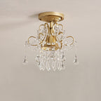 Moderna Semplice Luce da Soffitto a Semi-Filo a Forma di Fiore 1/3-Luce