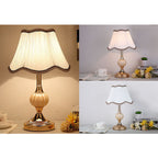 Lampada da Tavolo in Vetro Vintage Florale Nordico con 1 Luce