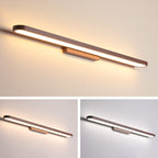 Lampada da parete moderna minimalista circolare in alluminio LED per specchio da bagno