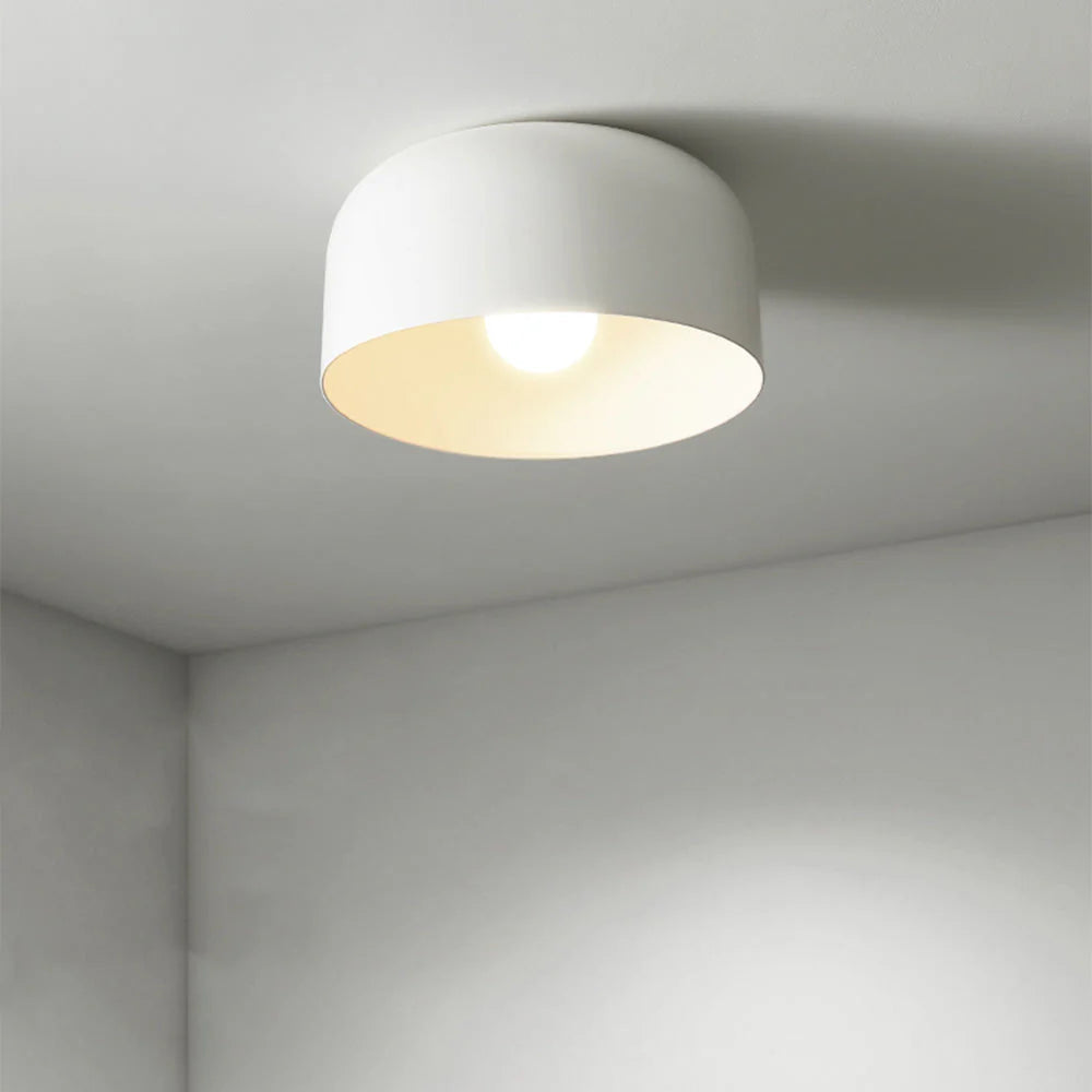 Lampada da soffitto rotonda classica in ferro