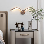 Lampada da parete LED in acrilico con gabbiano minimalista nordico