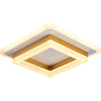Lampada da soffitto LED a incasso quadrata circolare in acrilico semplice nordico