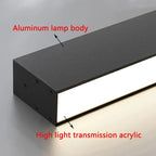 Moderna Lampada da Soffitto a Striscia LED Nordica