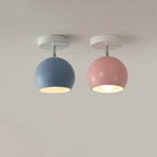 Dome Macaron Nordico 1-Luce Semi-Incastro Lampada da Soffitto