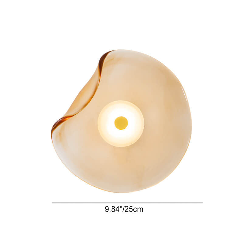 Lampada da Parete LED Rotonda in Vetro Minimalista Moderna Nordic