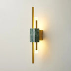 Applique da Parete in Marmo con Barre Cilindriche Classiche