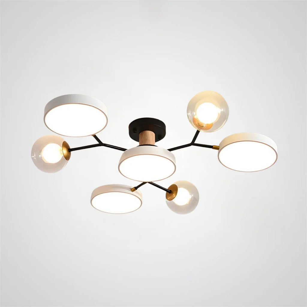 Lampada da Soffitto Moderna a Più Lampadine per Soggiorno