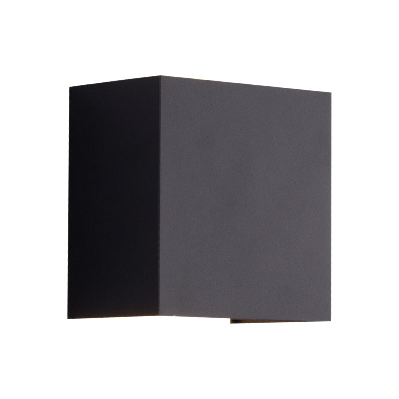 Lampada da Parete LED Moderna Quadrata in Alluminio Impermeabile da Esterno