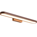 Lampada da parete moderna minimalista circolare in alluminio LED per specchio da bagno