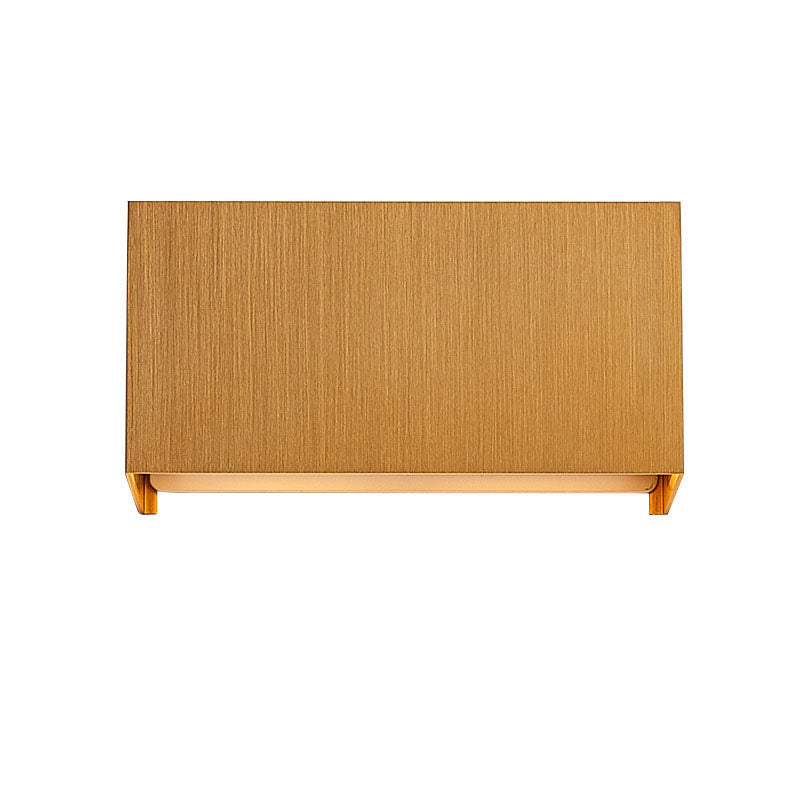 Lampada da parete LED regolabile a fascio piatto quadrato in alluminio minimalista moderno per ingresso