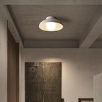 Moderna luce semi-incassata in ferro e vetro Wabi-sabi nordico a 1 luce per soggiorno