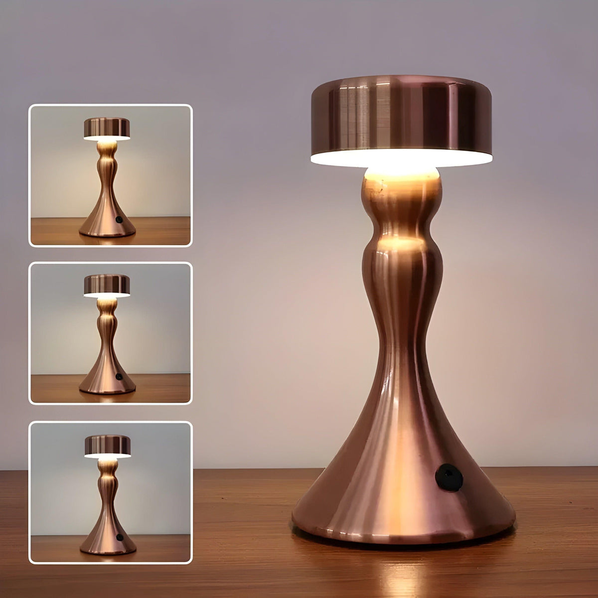 GlowEase Light - Lussuosa lampada da tavolo senza fili