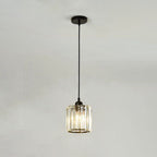 Vina Moderno Cluster Lampadario in Vetro, Nero/Oro