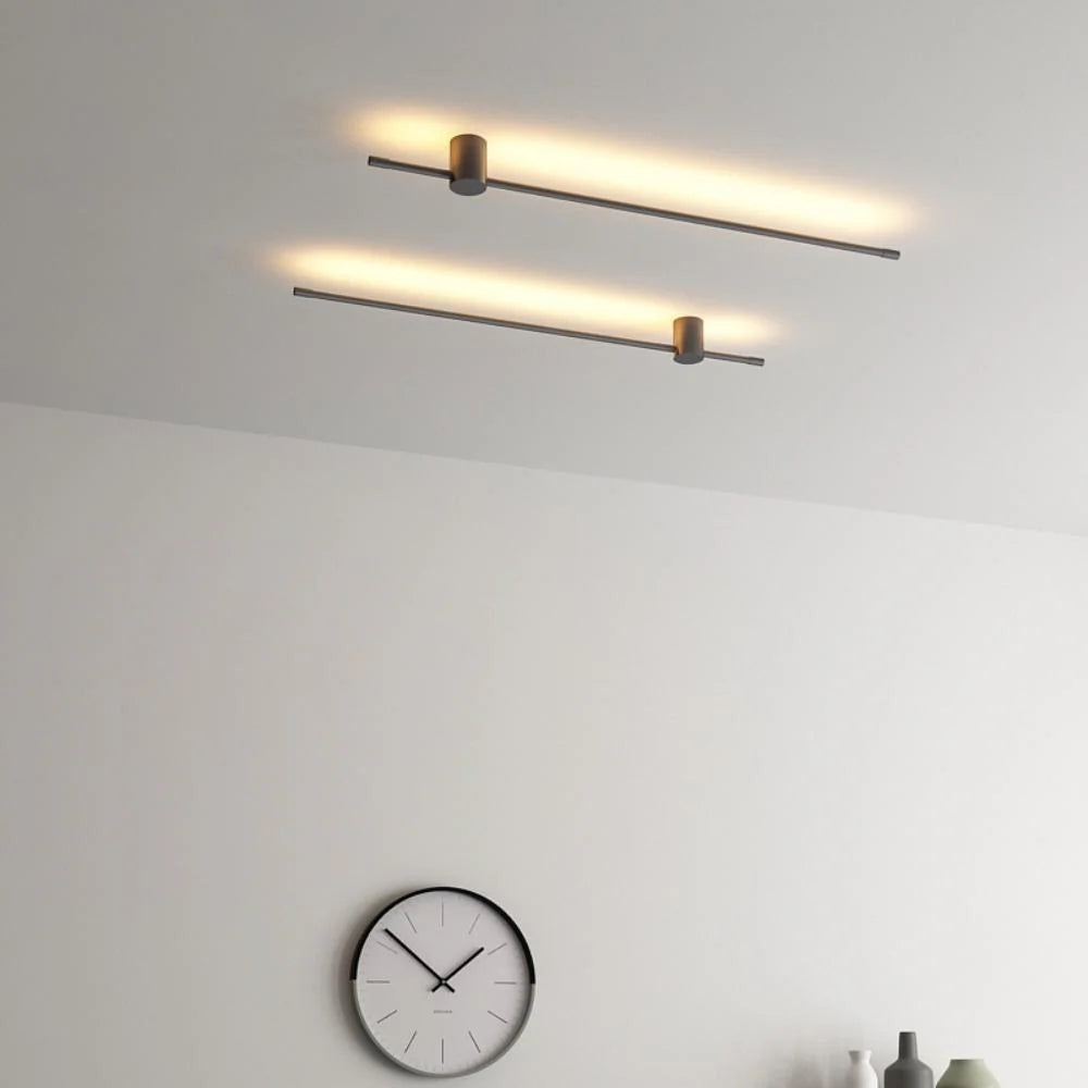 Lampada da Parete Verticale in Metallo Minimalista Moderna