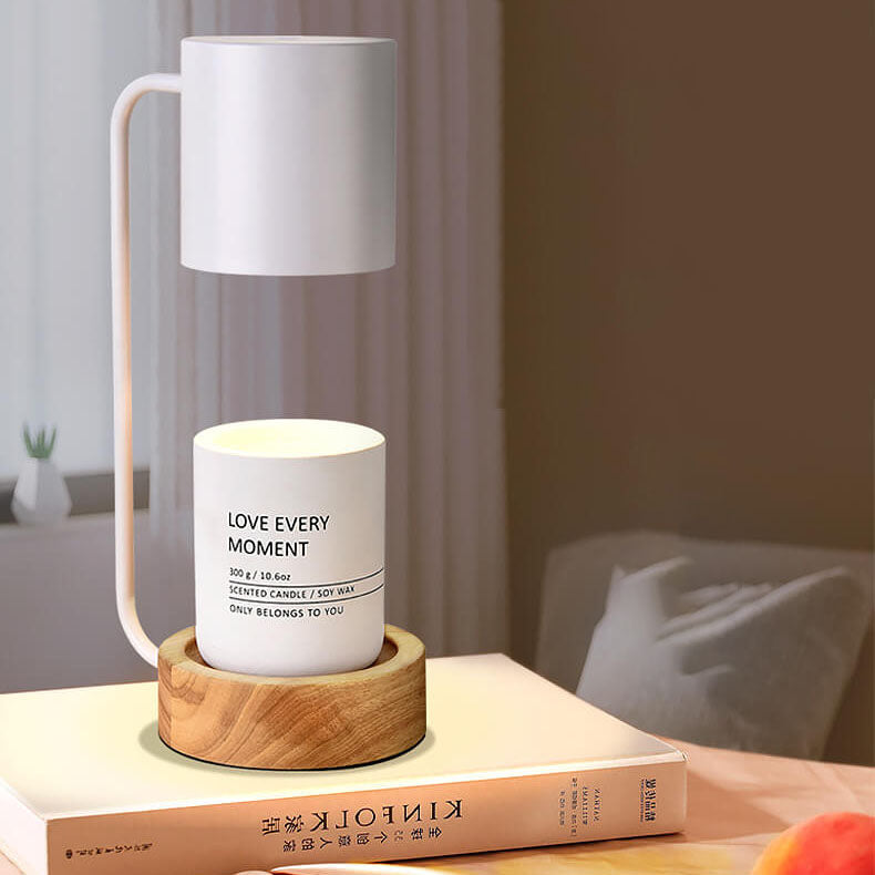 Lampada da Tavolo in Legno Minimalista Giapponese con Dimerizzazione e Timer a 1 Luce