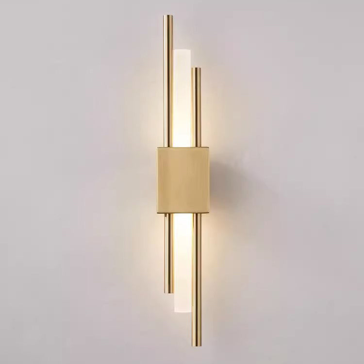 Lampada da Parete LED a Striscia in Ferro Acrilico Moderno Minimalista per Comodino