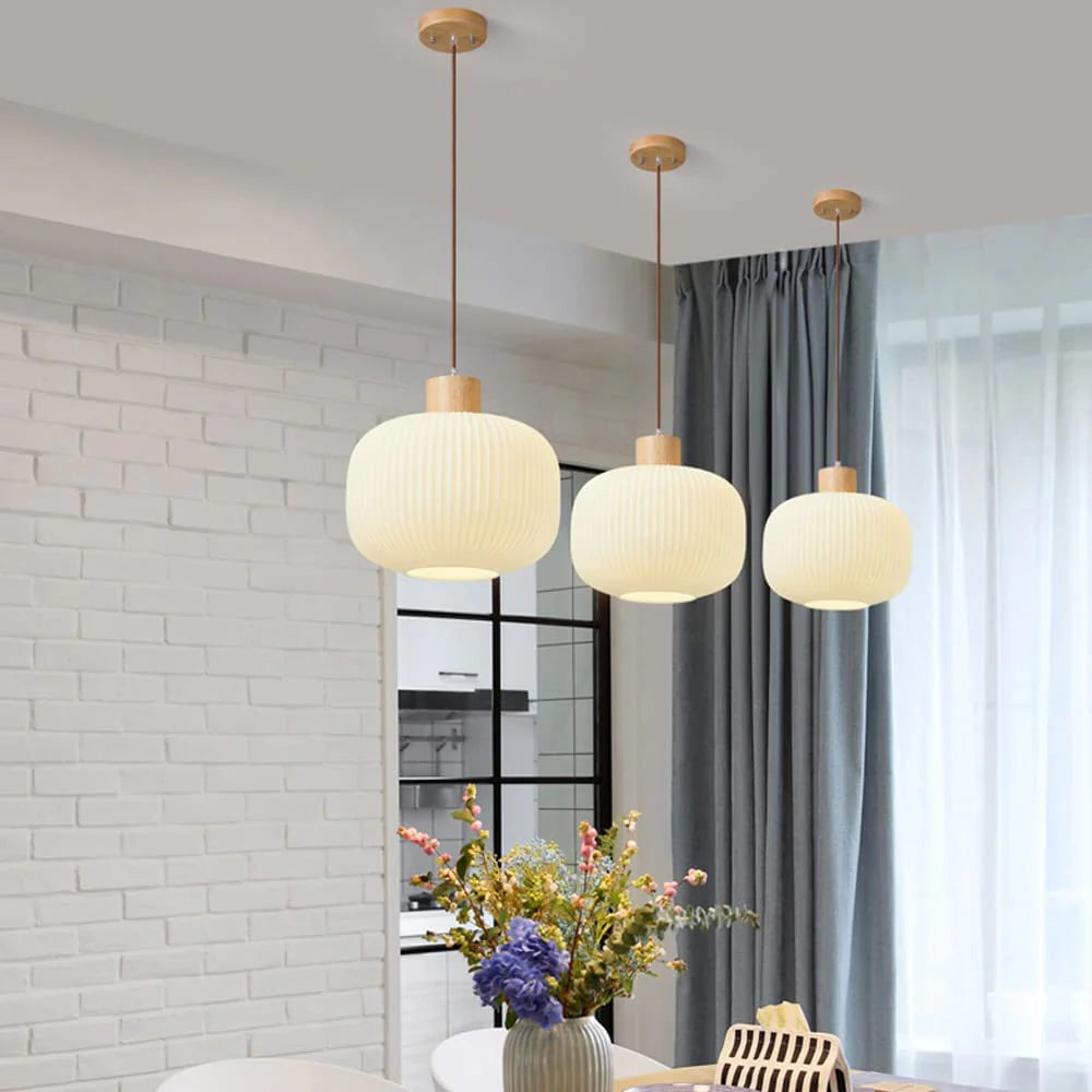 Lampadario in Vetro Rotondo Retro
