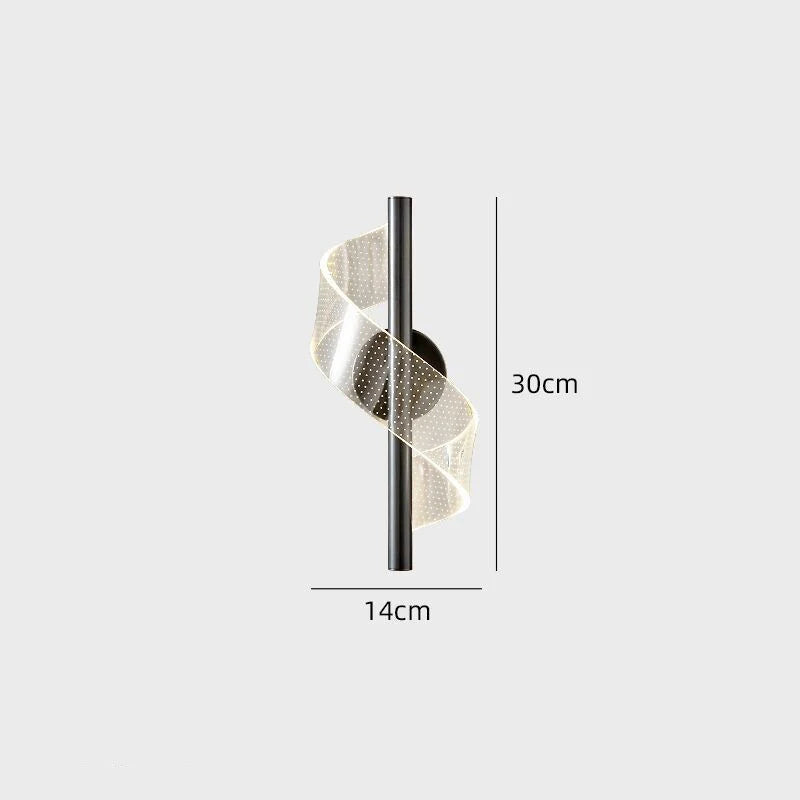 Lampada a Muro Spiraliforme Minimalista Nordica