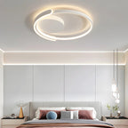 Lampada da soffitto LED rotonda elegante in ferro
