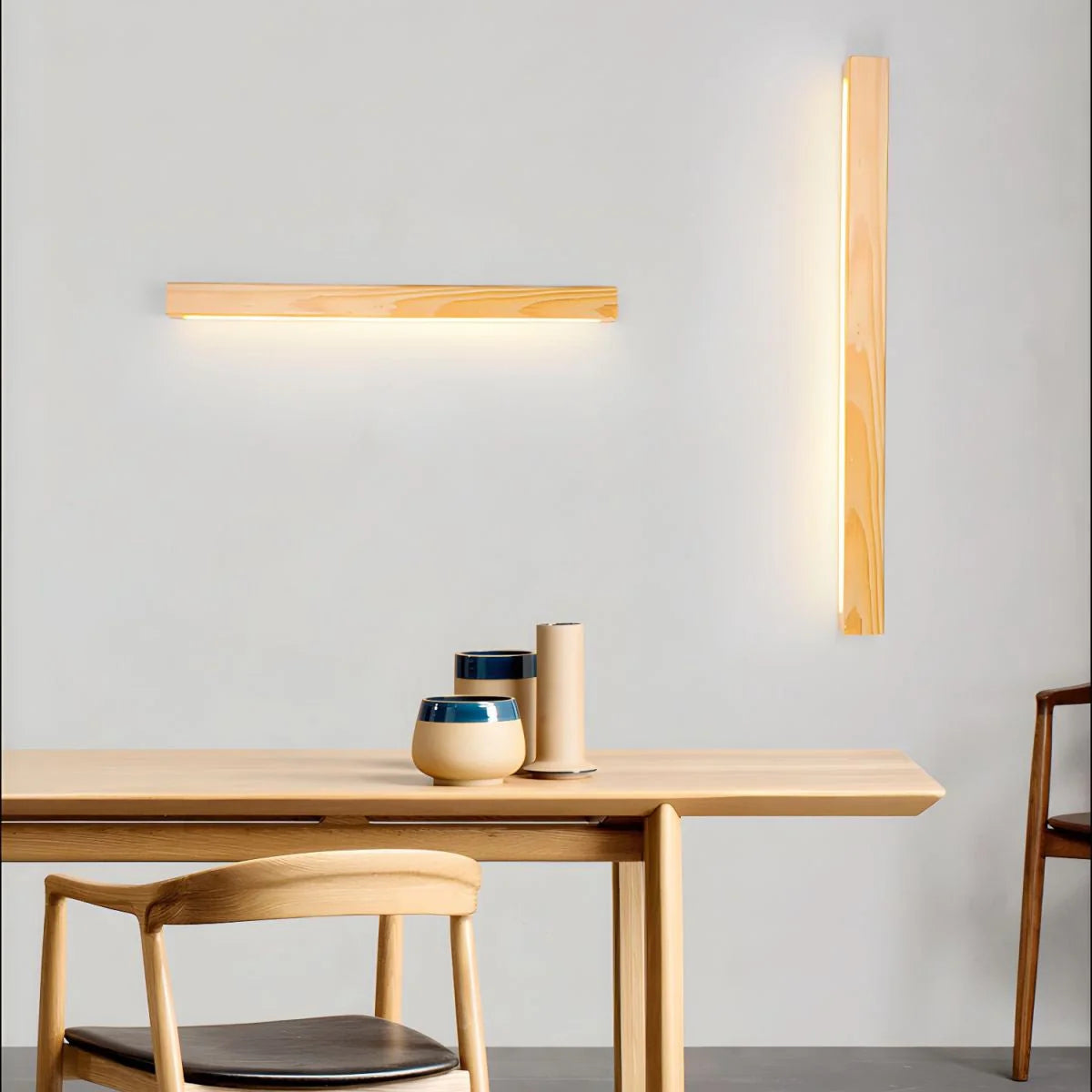 Lampada da Parete in Legno Contemporanea