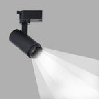 Faretto Tubolare da Incasso Regolabile Dimmabile Moderno Minimalista con Focalizzazione per Illuminazione a Binario 3/4/5 Luci LED per Soggiorno