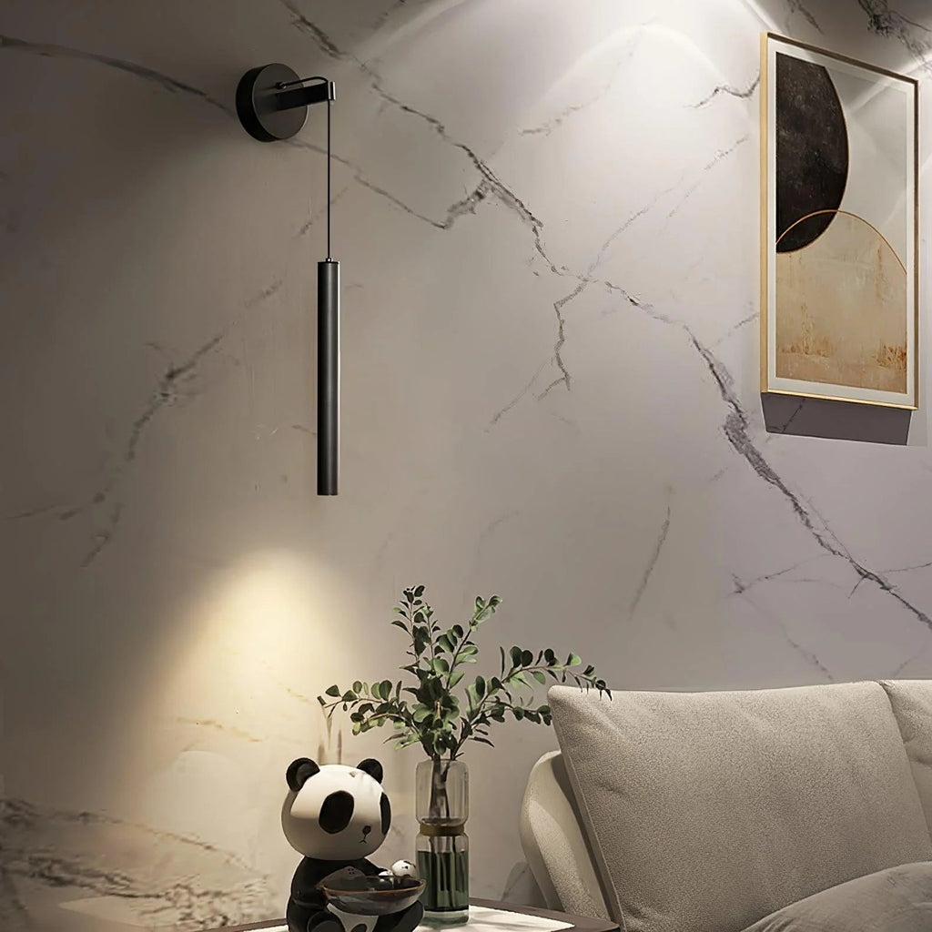 Lampada da Parete Verticale in Rame Elegante
