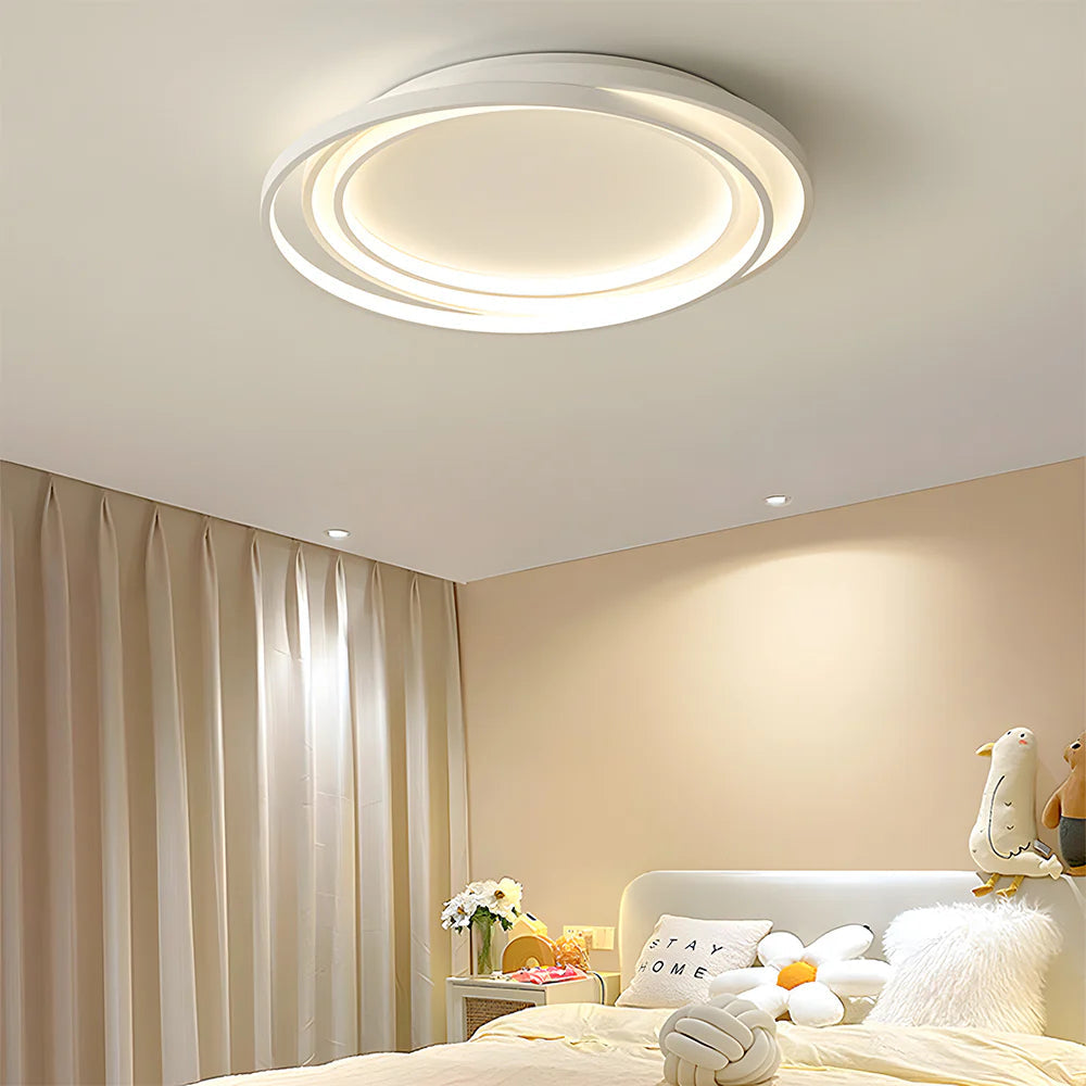Moderna Lampada da Soffitto in Ferro Rotonda