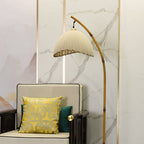 Lampada da Terra Retro Zen in Bambù con 1 Luce
