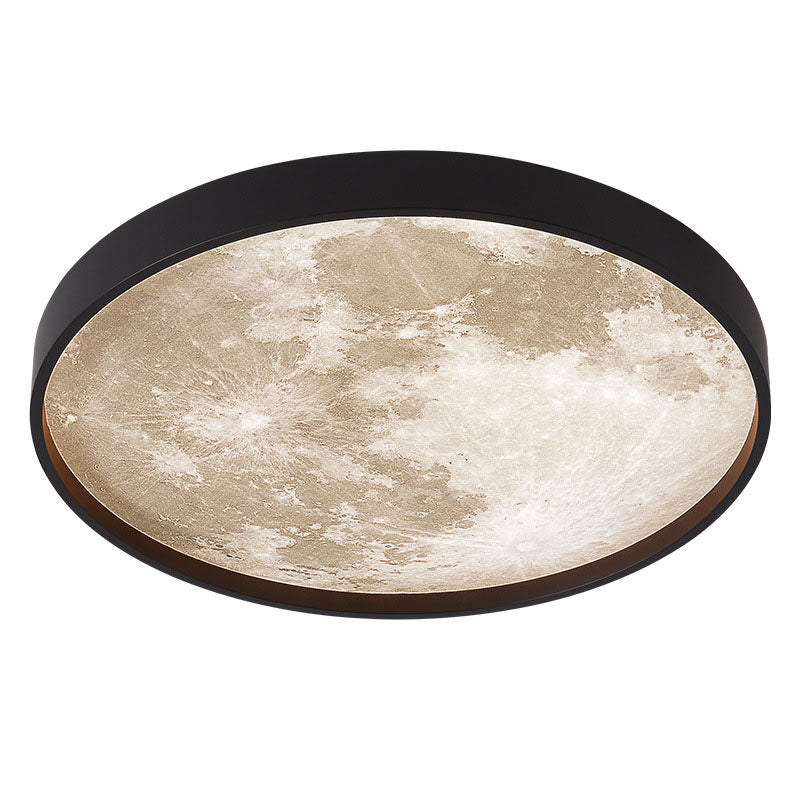 Moderna Lampada da Soffitto LED a Incasso Rotonda in Ferro Acrilico Minimalista per Soggiorno