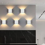 Applique da Parete LED in Alluminio Moderno Minimalista Quadrato