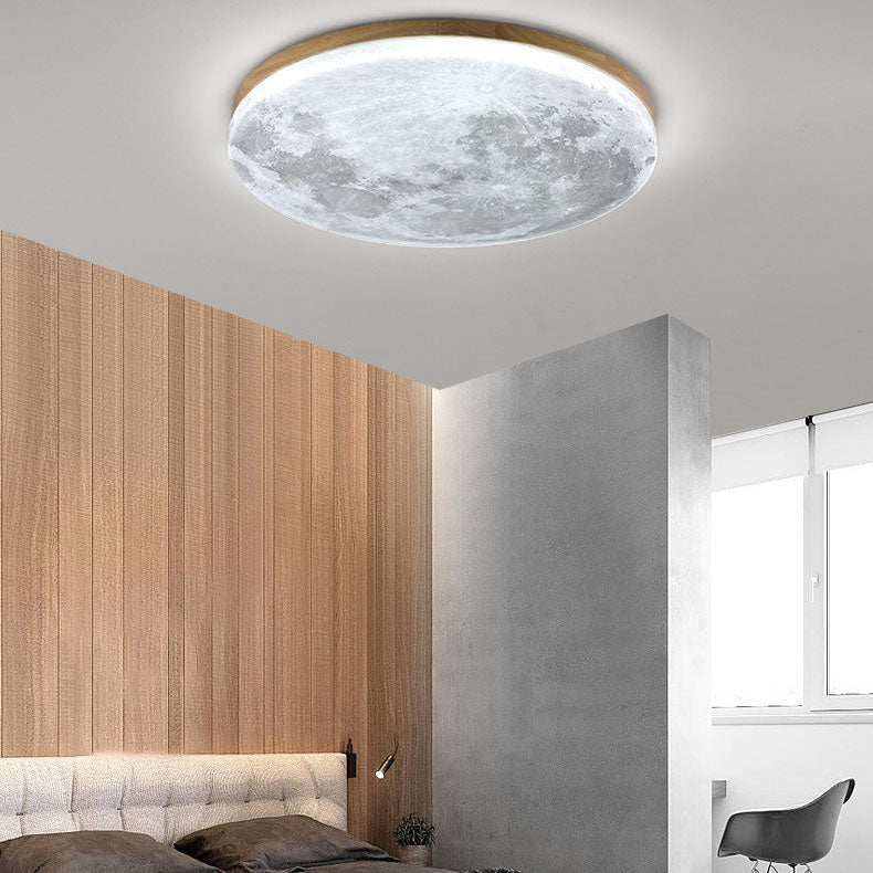 Moderna Luce da Soffitto LED a Incasso Rotonda in PVC Acrilico Minimalista per Soggiorno
