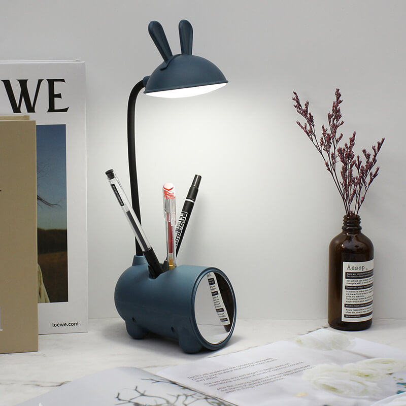 Lampada da Scrivania LED Touch USB a Forma di Coniglio Creativo