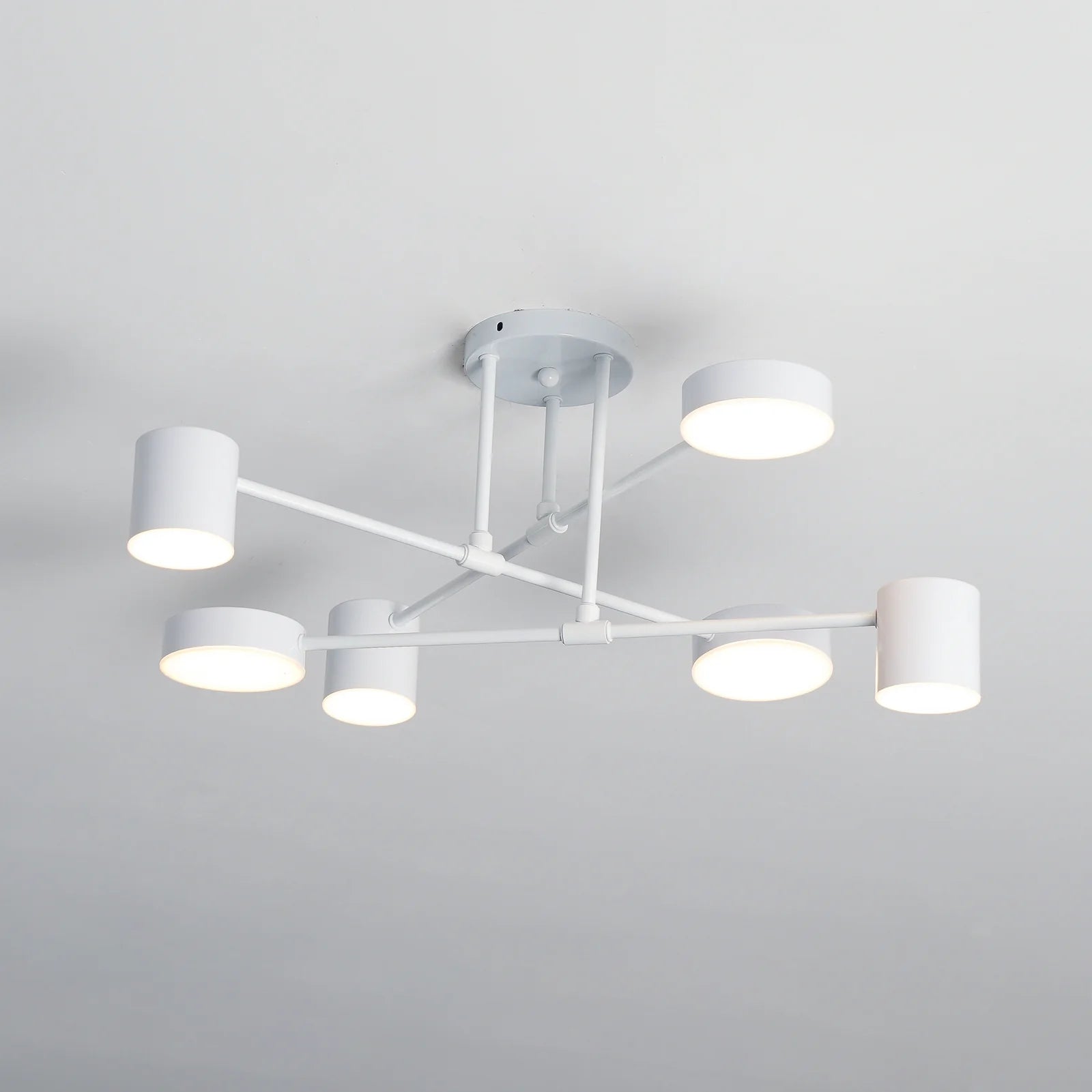 Nuova Luce da Soffitto Geometrica in Metallo