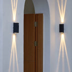 Lampada da Parete LED Rettangolare Moderna Minimalista in Alluminio per Esterni