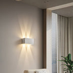 Lampada da parete LED regolabile a fascio piatto quadrato in alluminio minimalista moderno per ingresso
