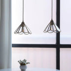 Lampada a Sospensione Vintage in Ottone Stile Nordico