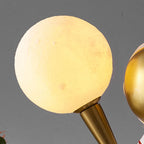 Lampada da parete a sconce con astronauta creativo contemporaneo in resina ABS 1 luce per camera da letto