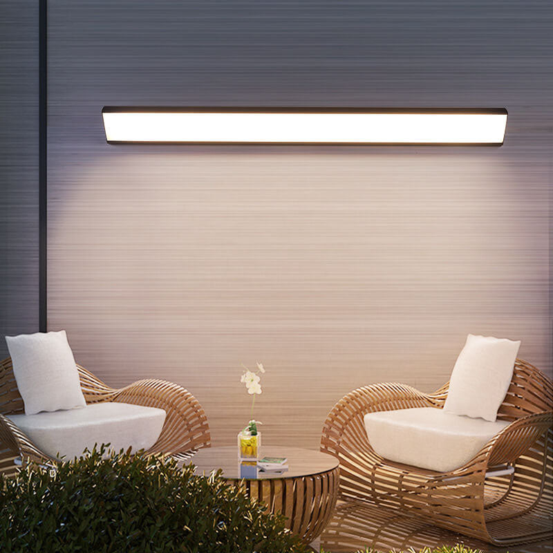 Applique da Parete LED Moderna Minimalista in Alluminio e Acrilico Impermeabile per Esterni e Interni