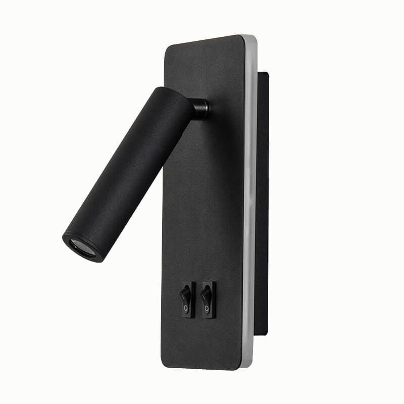 Faretto quadrato nordico contemporaneo in ferro, orientabile, lampada da parete LED per soggiorno e camera da letto